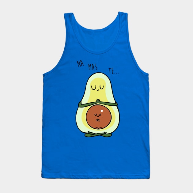 Namaste Avocado Tank Top by huebucket